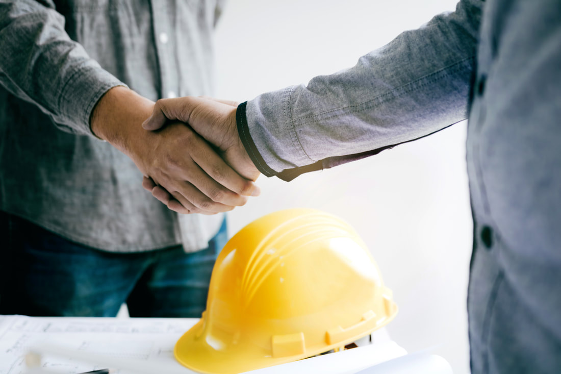 construction handshake